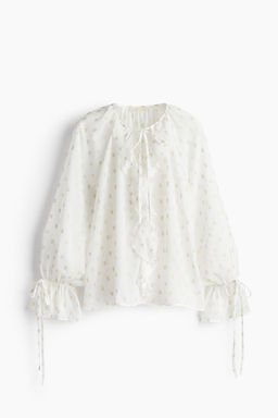 Blusa brillante de plumeti - H&m фото 5