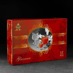 Набор бокалов стеклянных «Радость встреч», 12 предметов: 6 бокалов 200 мл, 6 рюмок 50 мл