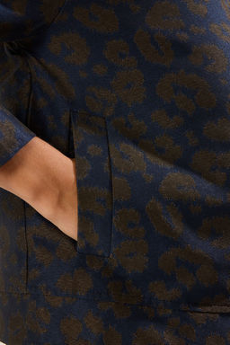 TRENDYOLMILLA Cok Renkli Regular Gomlek Yaka Jakarl? Ince Ceket Mont TWOSS25MO00015  фото 4