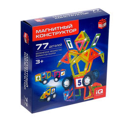 Магнитный конструктор Magical Magnet, 77 деталей, детали матовые - Unicon фото 7
