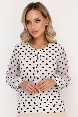 Блузка женская 3088/03/Молочный - Rise фото 3