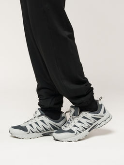 Брюки джоггеры спортивные большого размера мужские черного цвета 006Ch - FUYOUKAI фото 11