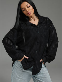 Стелла рубашка женская (шоколад) - Lovetex фото 14