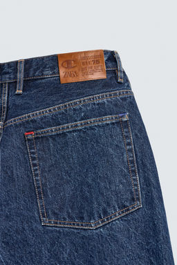 CHAMPION ® X ZARA BAGGY FIT JEANS  фото 11