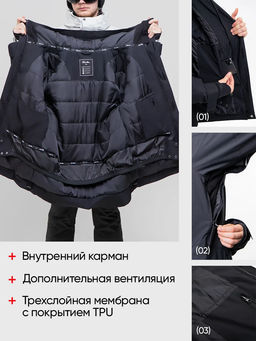 Куртка мужская "Saimaa" черный