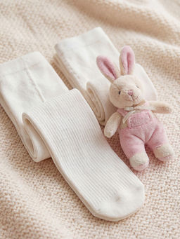 K?z Bebek ?nce K?lotlu ?orap 2li