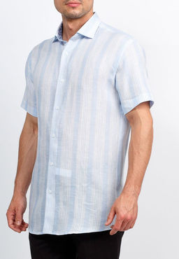 Сорочка мужская короткий рукав GREG 121/101/L/Z/1  фото 8