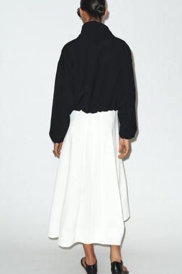 BOMBER JACKET WITH DETACHABLE SCARF - Zara фото 6