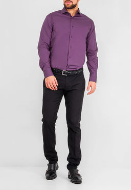 Сорочка мужская длинный рукав GREG 730/117/409/Z/1 STRETCH  фото 4