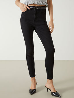 Beli Kemerli J?piter S?per Skinny Fit Kad?n Jean Pantolon