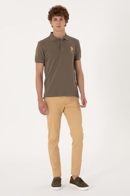 Erkek Camel Kanvas Pantolon Sepette S_rpriz _ndirim - U.s. polo assn фото 3