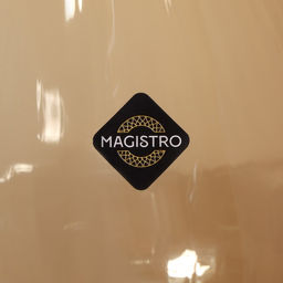 Бокал для вина Magistro «Иллюзия», 550 мл, 10×24 см, стекло, золотистый