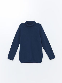 Bal?k?? Yaka Erkek Bebek Triko Kazak