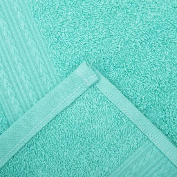 Полотенце махровое 50х90 см, светло-зеленый, 440 г/м2, хлопок 100% - Simaland фото 3