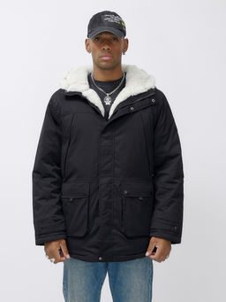 Парка мужская зимняя удлиненная с мехом хаки цвета 8753Ch - Mtforce фото 2