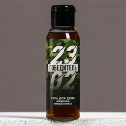 Цена за 2 шт. Гель для душа HARD LINE «23 Февраля», 100 мл, аромат пряности, Чистое счастье