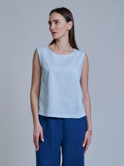 ЛЕН с ХЛОПКОМ топ