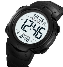 Часы наручные Skmei мужские электронные спортивные 2304black-white