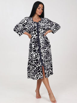 Женя Халат женский (Барс/серый) - А-дина фото 3