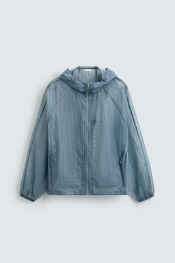 CAZADORA T?CNICA LIGERA CROPPED FIT / Azul claro - Zara фото 7