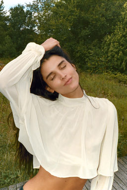 GEORGETTE CAPE TOP - Zara фото 2