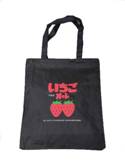 Сумка шоппер черная с цветными принтами в ассортименте - Storyland фото 4