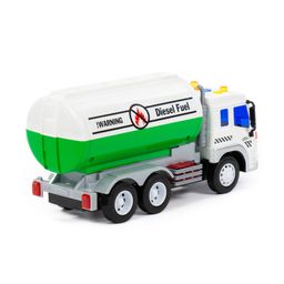 Сити, автомобиль с цистерной инерционный (со светом и звуком) (зелёный) (в коробке) - Полесье фото 4