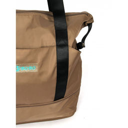 Сумка дорожная BoBo-7633, трансф низ, 1отд, 2внеш карм, плечевой ремень, бежевый 261904  фото 6