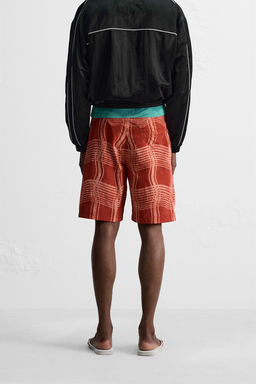 OTIS KWAME KYE QUAICOE PRINTED LONG SWIMMING TRUNKS - Zara фото 4