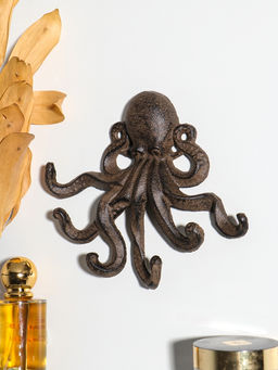 Крючки декоративные чугун "Осьминог" 16х3х19 см