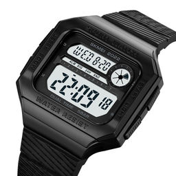 Часы наручные Skmei мужские электронные спортивные 2022black-white