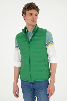 U. S. Polo Assn / Мужской зеленый жилет - U.s. polo assn фото 10