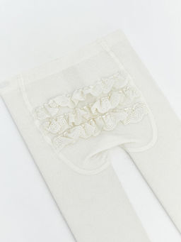 Desenli K?z Bebek K?lotlu ?orap