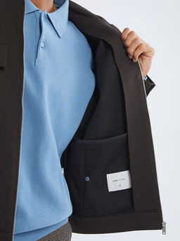 Bomber Yaka Uzun Kollu Erkek Ceket