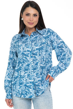 Рубашка Отличная Хит (голубой) - Diolche фото 2