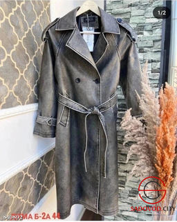 Плащ женский весенний с поясом - Bruno фото 2