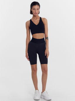 Топ женский спортивный в черном цвете черный 302919 - Mark formelle фото 2