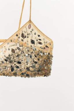 BEADED SEQUIN TOP - Zara фото 6