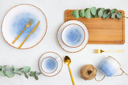 Кружка 250 мл 11,5*9*7 см Кантри небесно-голубая - Elan gallery фото 7