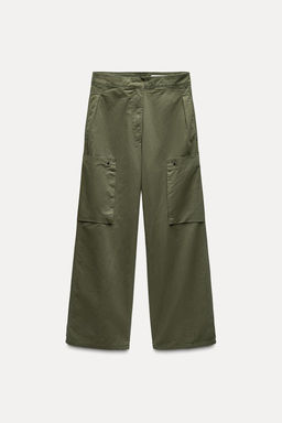 ZW COLLECTION CARGO TROUSERS - Zara фото 6