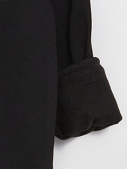 Bask?l? Uzun Kollu Erkek ?ocuk Hoodie