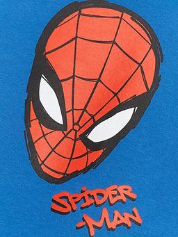 Bisiklet Yaka Uzun Kollu Spiderman Bask?l? Erkek Bebek Sweatshirt - Waikiki фото 3