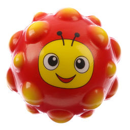 Цена за 7 шт. Мяч детский мягкий «Звери», МИКС