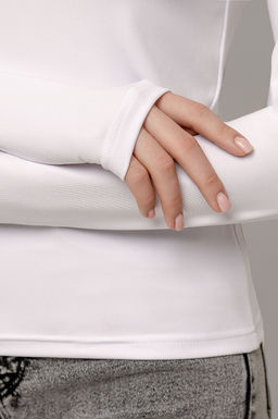 Арт.12803/3 Водолазка женская  42-50 (5 шт) Цвет:белый