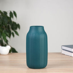 Ваза для цветов «Гедеон», d=6 см, 20.5×9.5 см, керамика, зелёная