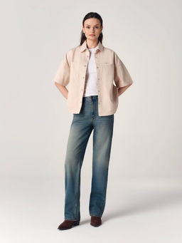 CONTE CON-926 Ветровка джинсовая женская beige