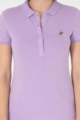 Женская сиреневая футболка Неожиданная скидка в корзине - U.s. polo assn фото 6