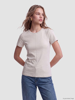 Soft Touch Peplum Bluz