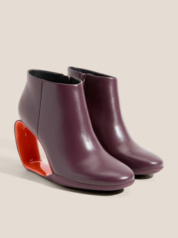 Ботильоны UNITED NUDE Mobius Ankle Bootie Hi Артикул 4638765, фиолетово-бордовый