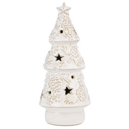 ФИГУРКА ЕЛКА С LED-ПОДСВЕТКОЙ КОЛЛЕКЦИЯ PINE CONES, 10*10*22,5 СМ - Bronco фото 4